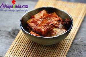 Món ngon cuối tuần, bùi bùi thịt hấp khoai môn