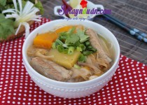 Bún sườn non ngọt thanh