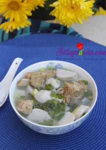 Món ngon cuối tuần, Canh sườn non nấu cùng khoai sọ