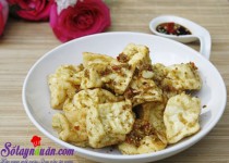 Đậu phụ rán sả ớt mới lạ