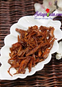 Món ngon cuối tuần, Mực khô sốt me chua