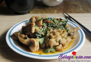 Món ngon cuối tuần, Thơm lừng gà xào húng quế