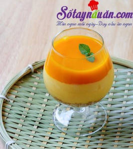Món chè, Cách làm pudding xoài giải nhiệt