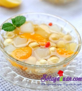 Đồ ăn vặt, Cách làm thạch trái cây ngọt mát