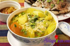 Món ngon cuối tuần, Canh nấm nấu chua