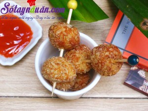 Món ngon cuối tuần, Gà viên đậu phụ chiên xù