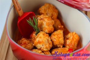 Món ngon cuối tuần, Thịt viên sốt cà chua