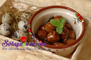 Món ngon cuối tuần, Trứng cút sốt me đưa cơm