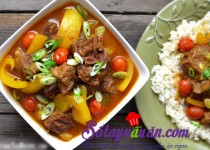 Bò hầm cà ri nước cốt dừa