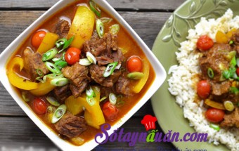 Món ăn Thái, Bò hầm cà ri nước cốt dừa