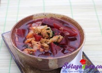 Canh củ dền thơm mát
