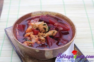Món ngon cuối tuần, Hướng dẫn cách nấu canh củ dền thơm mát