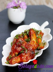 Món ngon cuối tuần, Cánh gà sốt tương cà cho bé