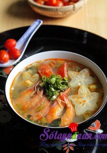 Món ăn Việt Nam, Canh tôm khế nấu chua
