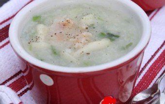 Nấu ăn món ngon mỗi ngày với Nấm, Cháo nấm tôm cho trẻ