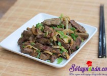 Gan xào ngũ vị bổ huyết