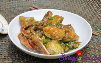 Nấu ăn món ngon mỗi ngày với Ghẹ tươi, Ghẹ rang sốt dầu hào