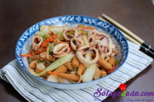 Món ngon cuối tuần, Mực xào cải thảo
