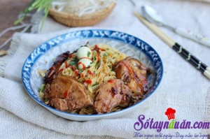 Món ngon cuối tuần, Mỳ trộn gà xì dầu