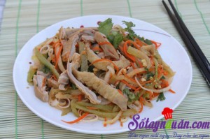 Món ngon cuối tuần, Cách làm nộm dạ dày lợn (heo) với hành tây siêu ngon