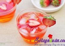 Nước dâu tây chua ngọt