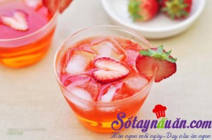 Đồ uống, Nước dâu tây chua ngọt