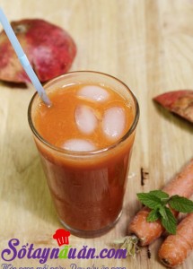 Đồ uống, Nước ép cà rốt đẹp da