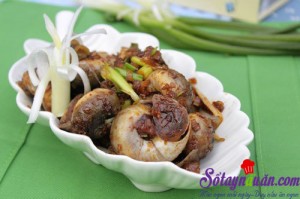 Món ăn Việt Nam, Ốc mỡ xào sa tế