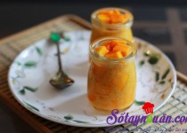 Pudding xoài thơm mát