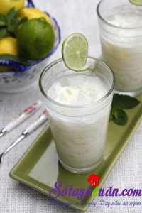 Đồ uống, Sữa đá chanh mát lạnh