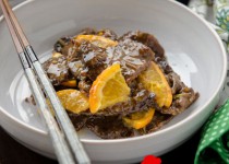 Thịt bò sốt cam