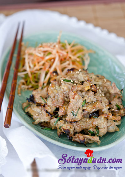 Món ăn Việt Nam, Hướng dẫn cách làm thịt nướng lá hẹ thơm ngon