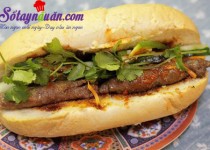 Bánh mì thịt bò nướng