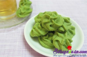 Khai vị tráng miệng, Bánh quy trà xanh
