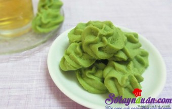 Cách làm bánh quy, Bánh quy trà xanh