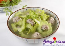 Canh khổ qua nấu thịt