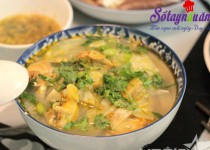 Canh trai nấu bầu