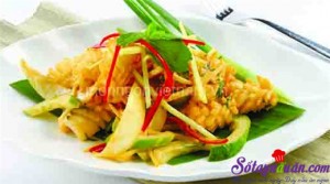 Món nhậu, Gỏi mực chiên giòn