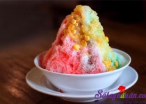 Ice kachang chè đá bào Singapore