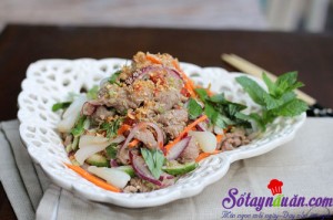 Món ăn Việt Nam, Làm nộm thịt bò