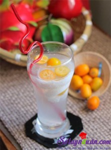 Khai vị tráng miệng, Nước dừa quất mát lạnh
