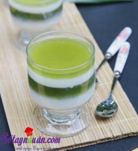 Khai vị tráng miệng, Thạch rau câu lá nếp