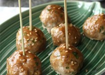 Thịt viên nướng sốt teriyaki