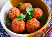 Thịt viên rim xì dầu