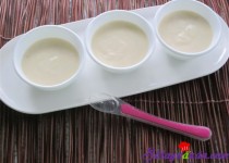 Váng sữa chuối mẹ tự làm