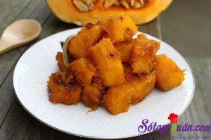 Món ngon cuối tuần, Bí đỏ xào tỏi