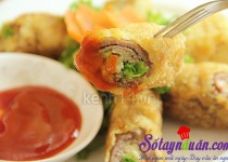 Bò cuốn chiên giòn
