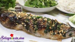 Món ngon cuối tuần, Cá nướng cuộn bánh tráng