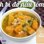 , Canh bí đỏ nấu thịt