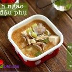 , Canh ngao nấu chua với đậu phụ